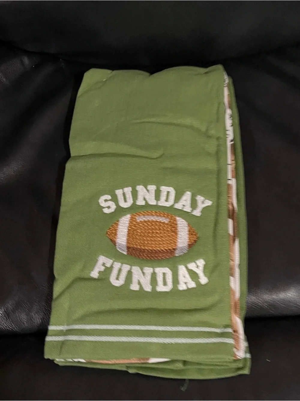 Football Kitchen Towels (Set of 3) - Game Day Game On! Football Kitchen Towels